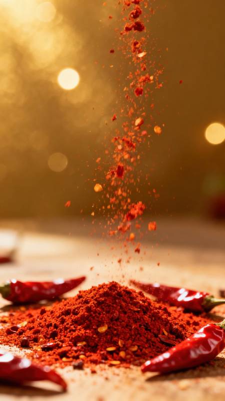 辣椒粉飞舞图片
