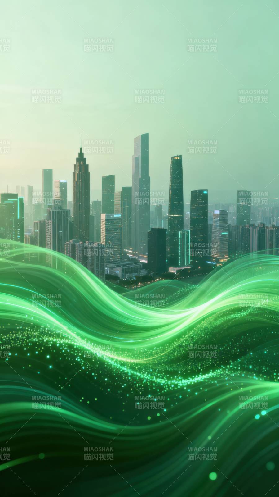 绿波城市未来图片