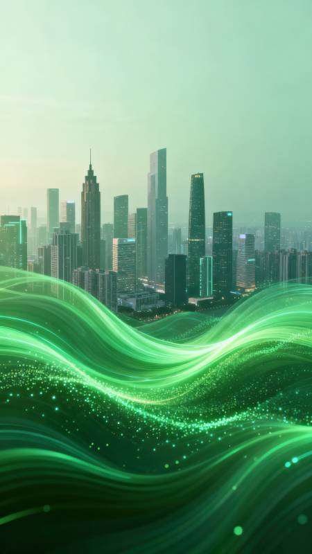 绿波城市未来图片