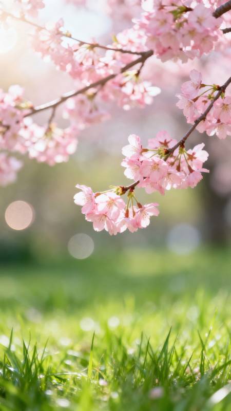 樱花绽放春意浓图片