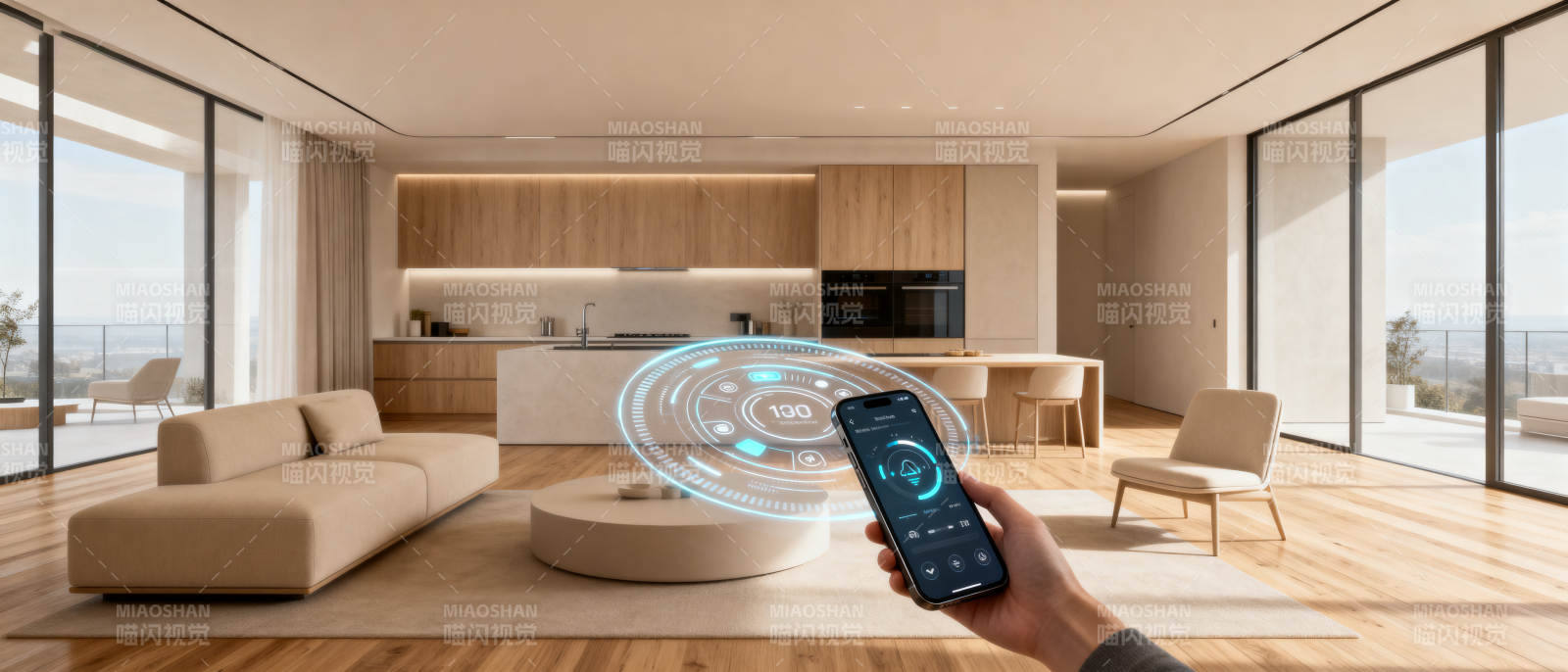 智能家居客厅智能控制图片