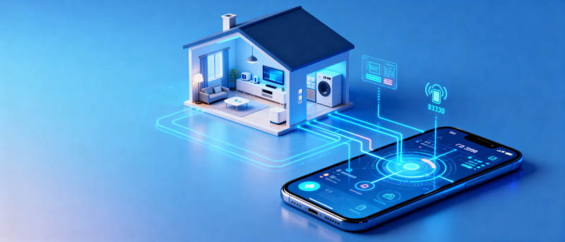 智能家居远程控制生活图片