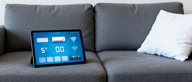 智能平板控制空调界面图片