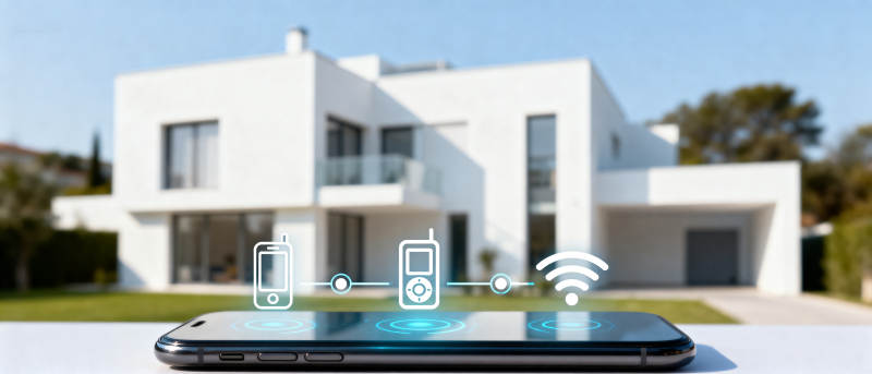 智能家庭远程控制科技图片