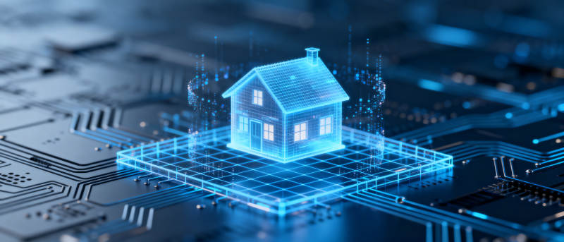 智能房屋科技概念图片