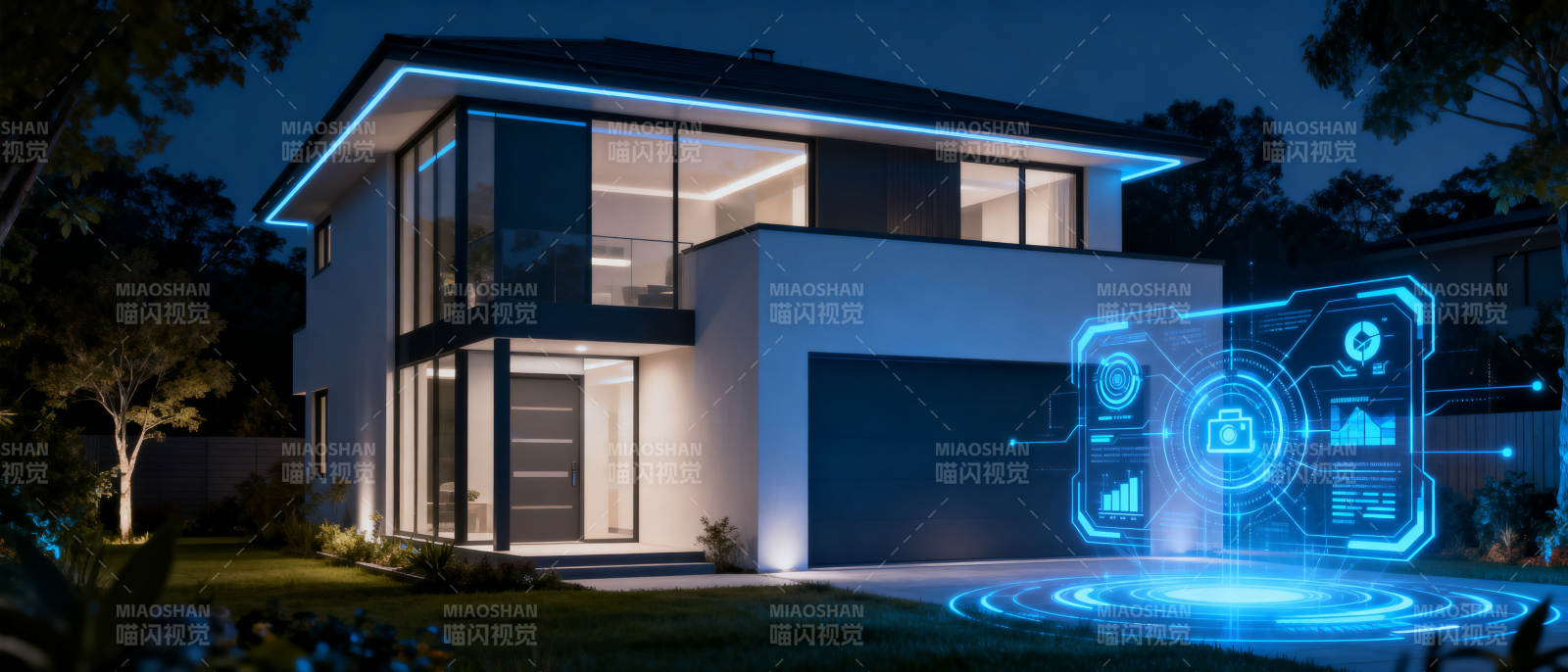 智能科技现代智能家居图片