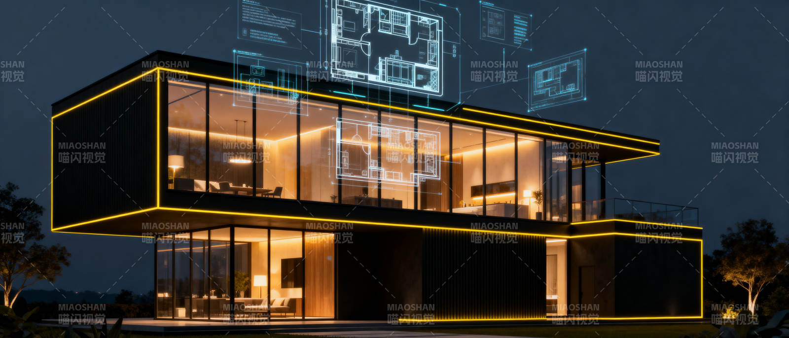 智能房屋科技展示图片