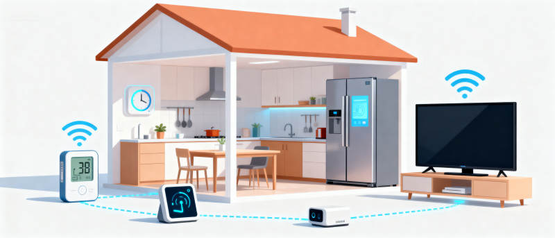 智能家居无线连接生活图片