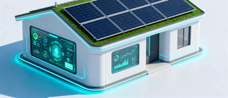 智能房屋绿色能源科技图片