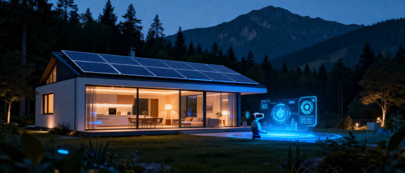 智能房屋与虚拟现实科技图片