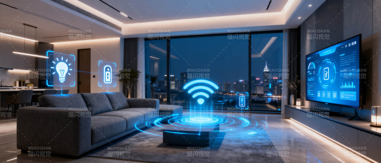 智能客厅科技生活图片