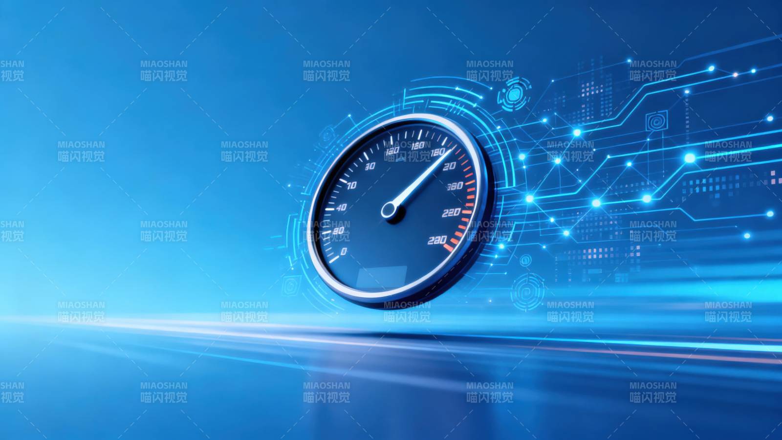 速度科技感仪表盘图片
