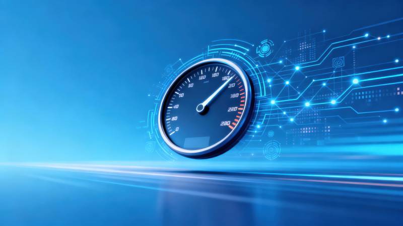 速度科技感仪表盘图片