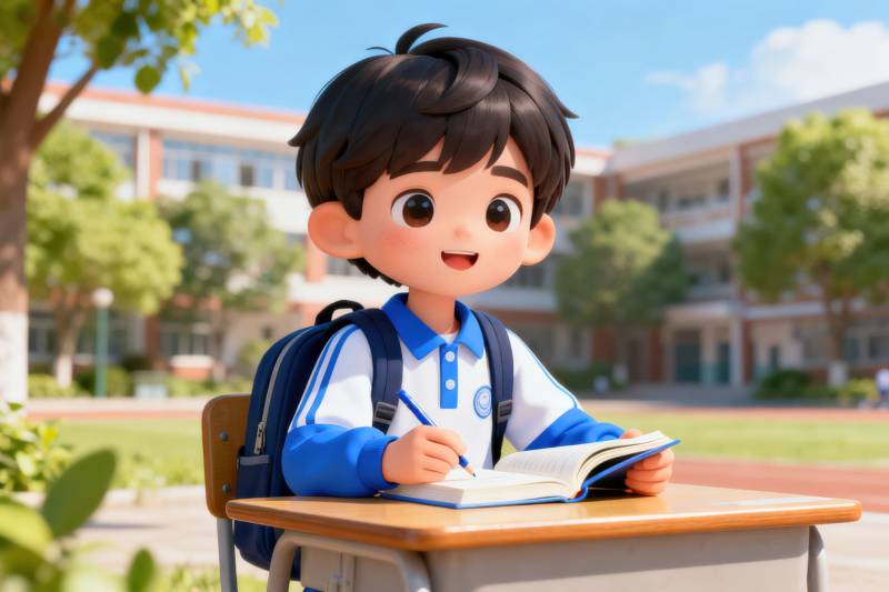 学生校园学习时光图片