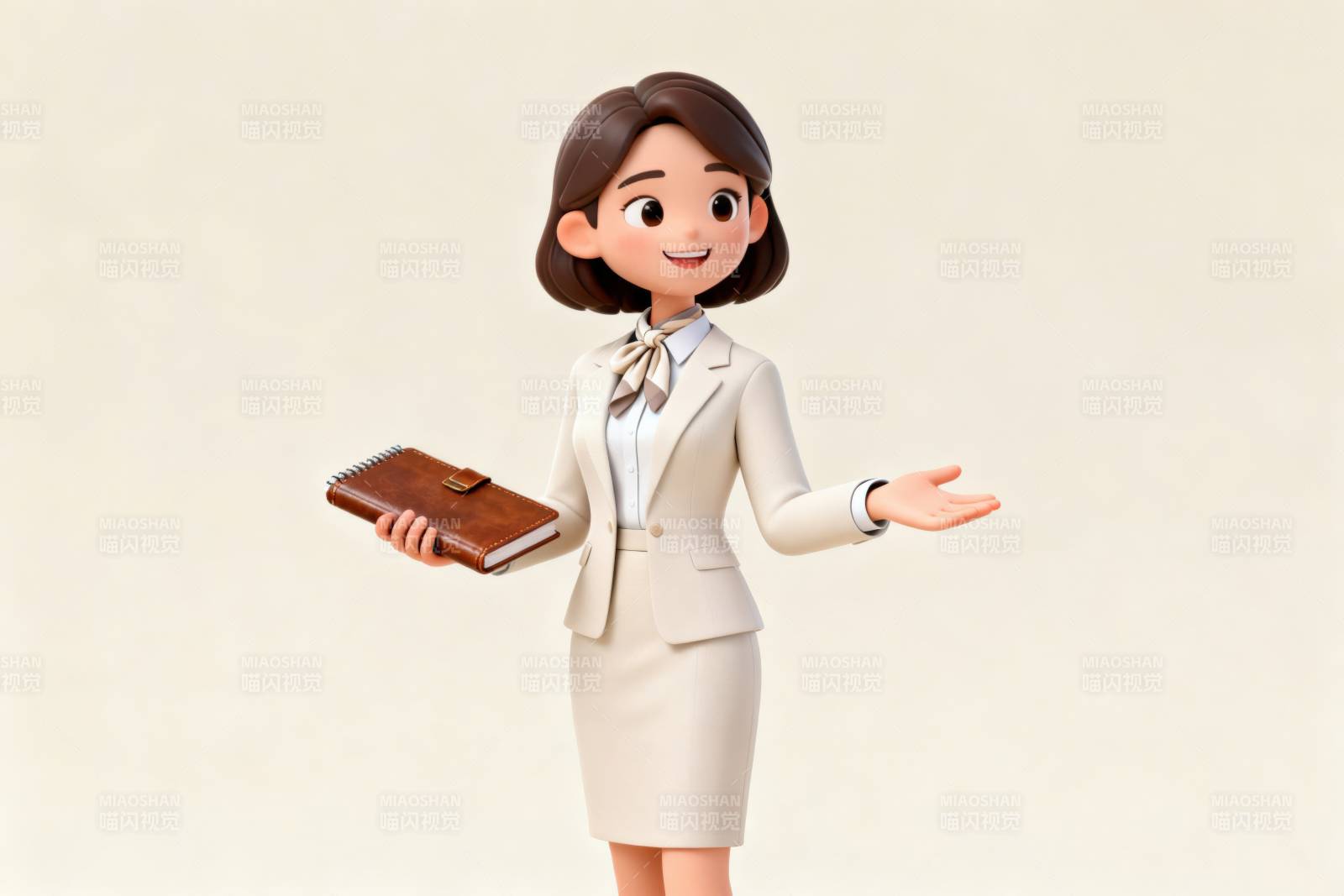 职业女性商务讲解图片