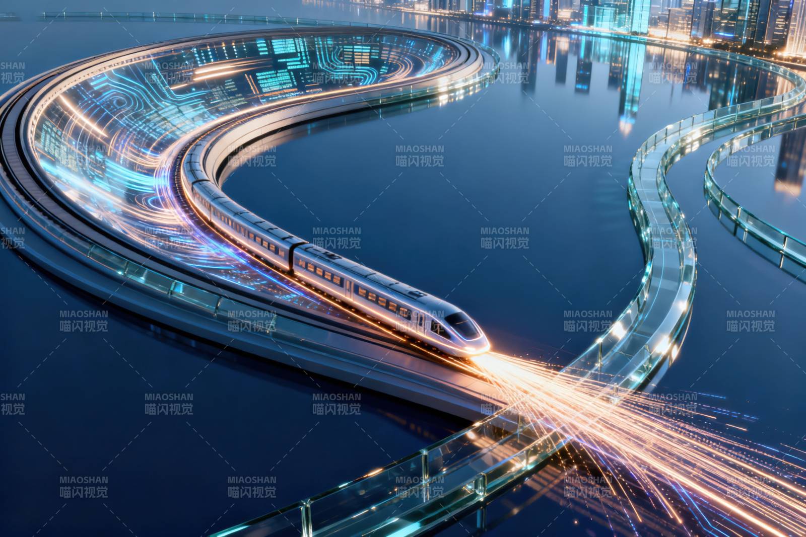 未来高铁科技感十足图片