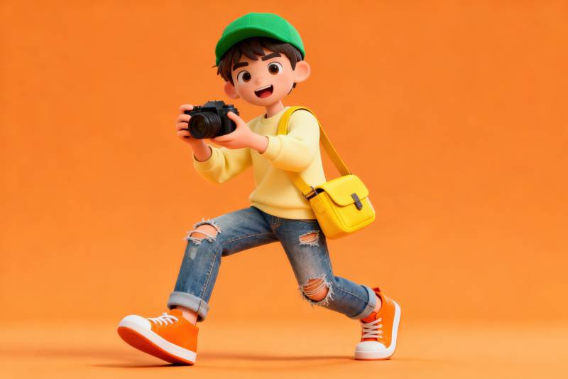 活力少年摄影瞬间图片