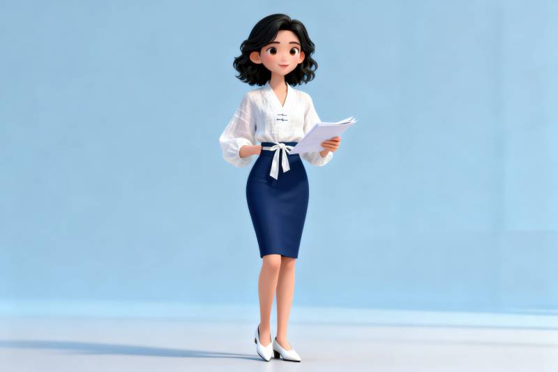 职业女性商务形象展示图片