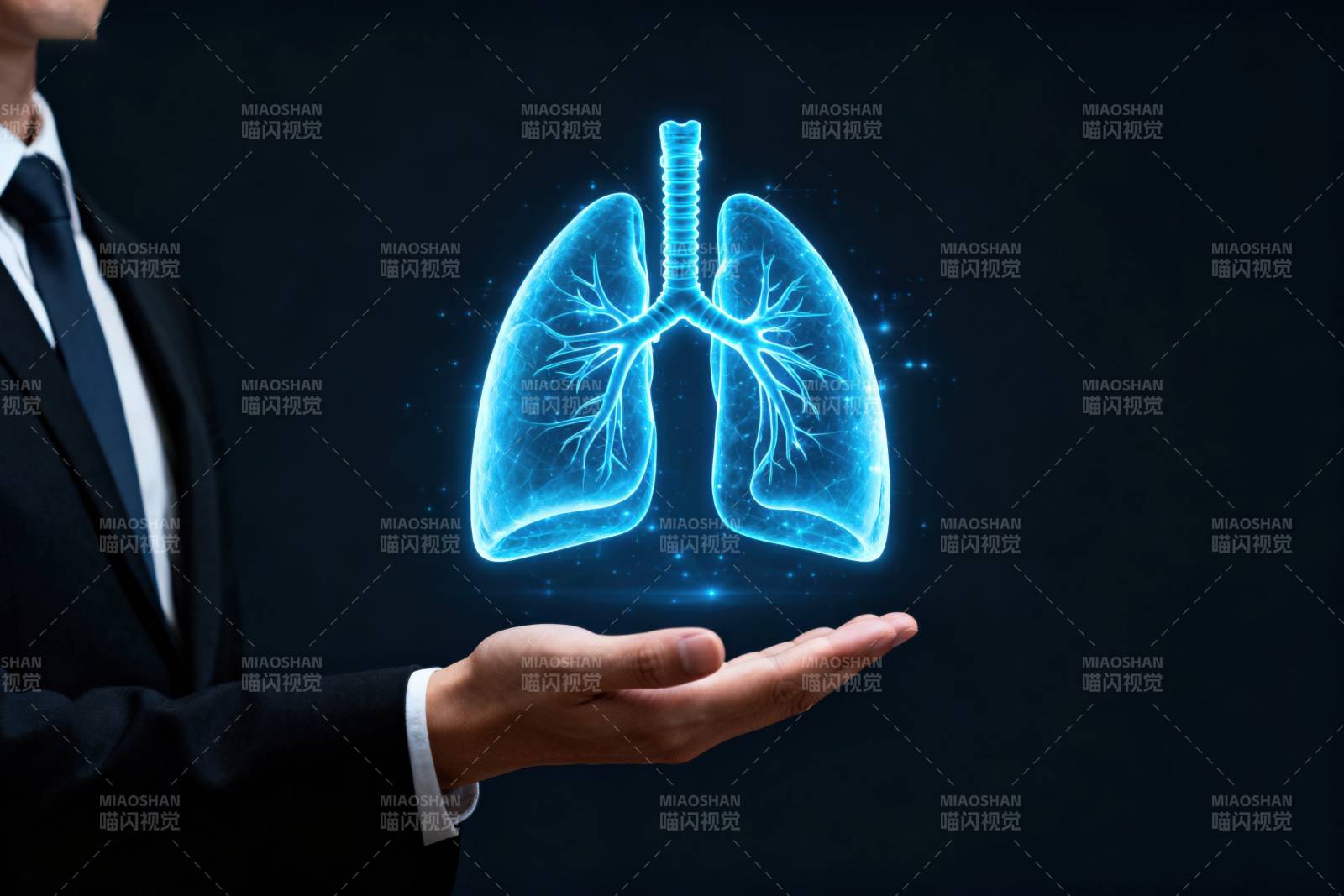 肺部科技展示健康医疗图片