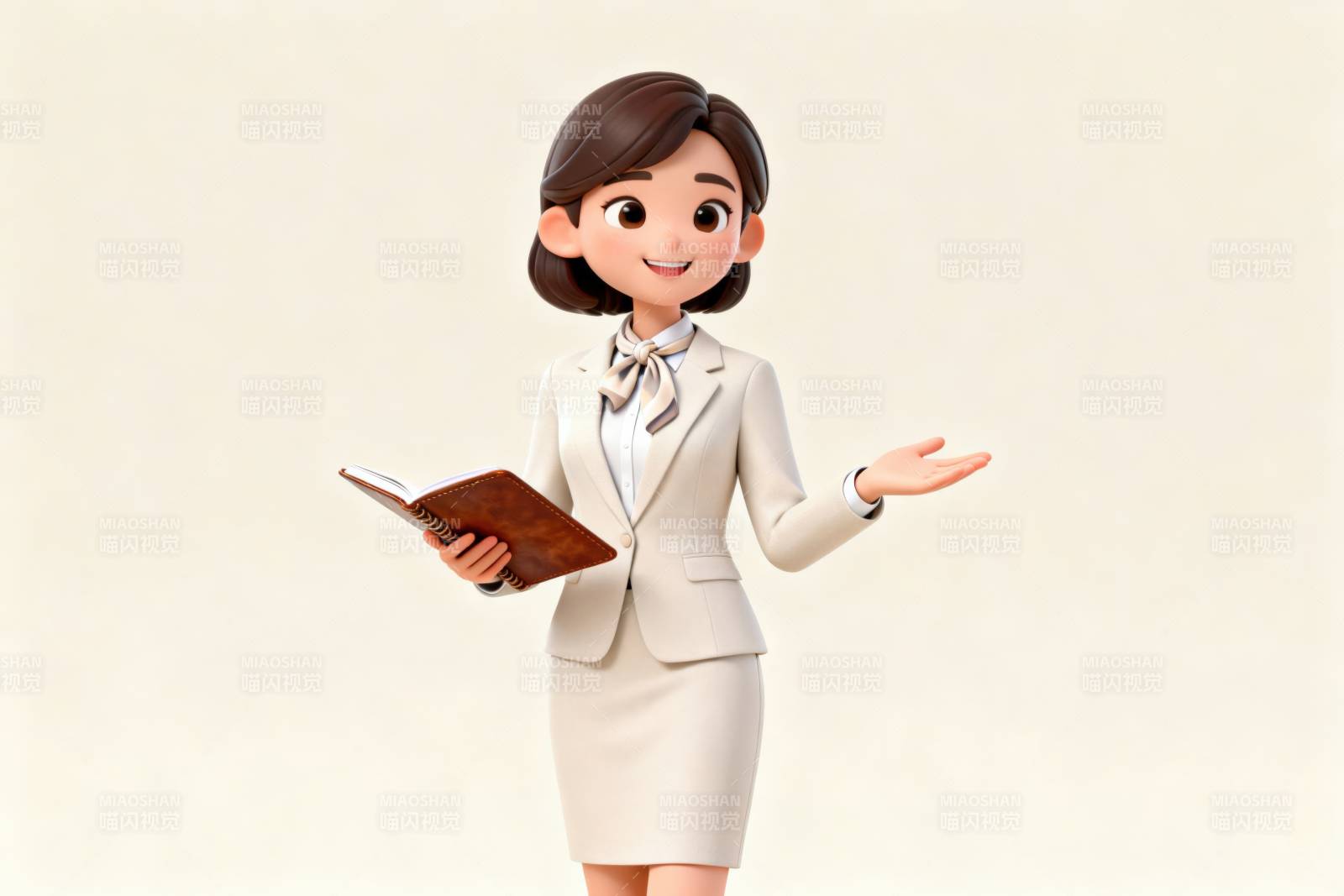 职业女性商务讲解图片