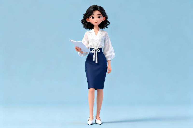 职业女性商务形象展示图片