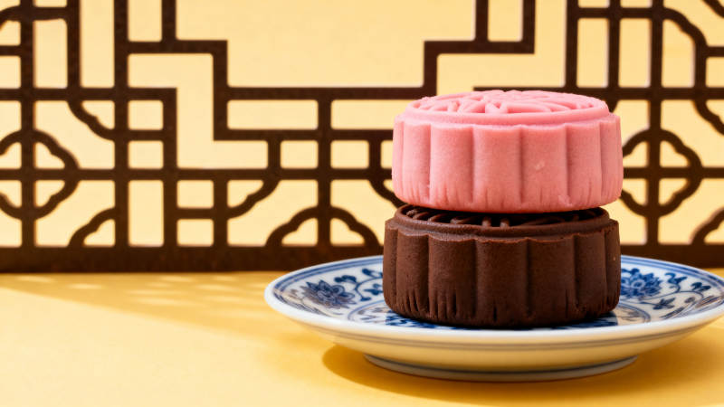 传统月饼节日美食图片