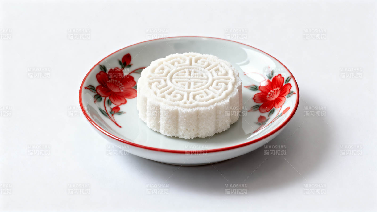 传统糕点白色米糕图片