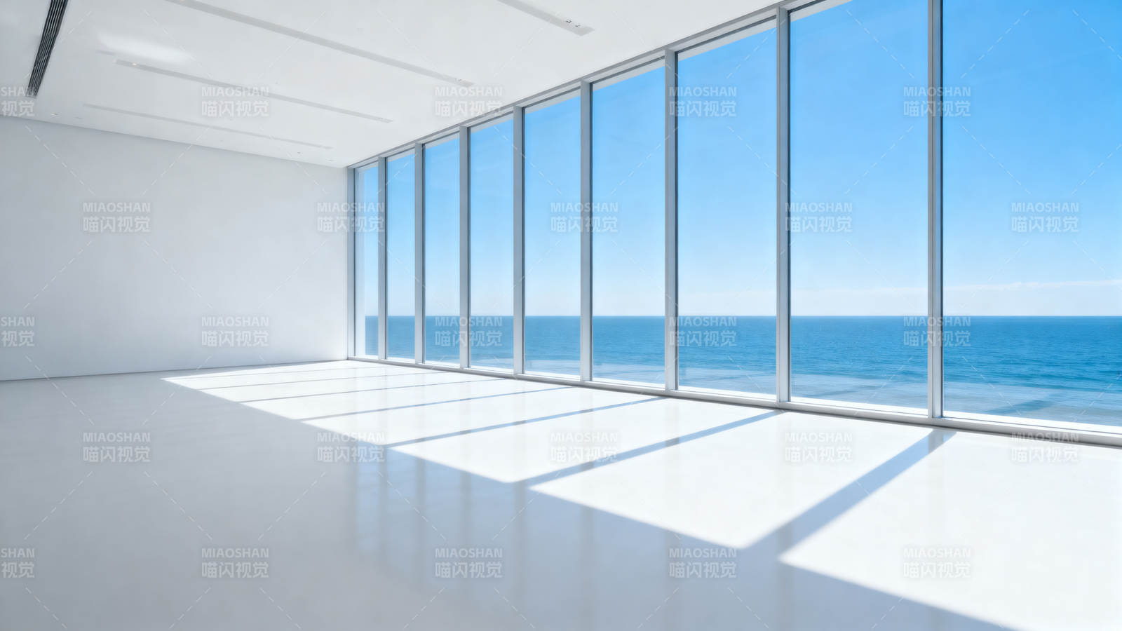 海景落地窗室内视角图片