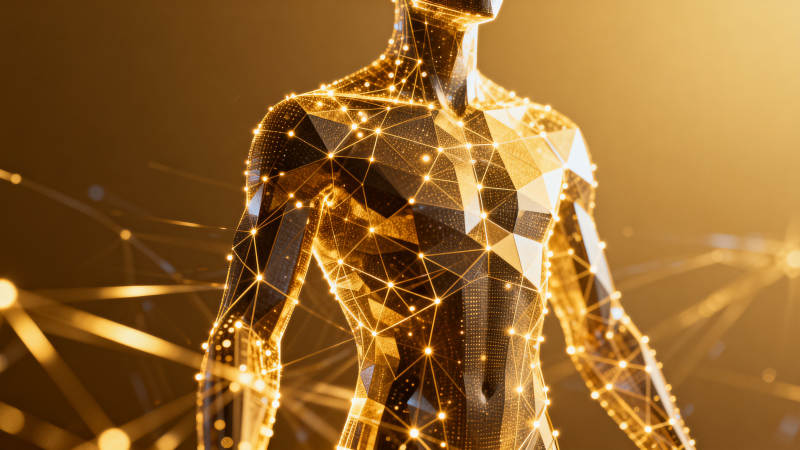 人体科技数字网络图片