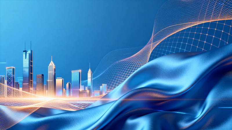 科技城市数字背景图片