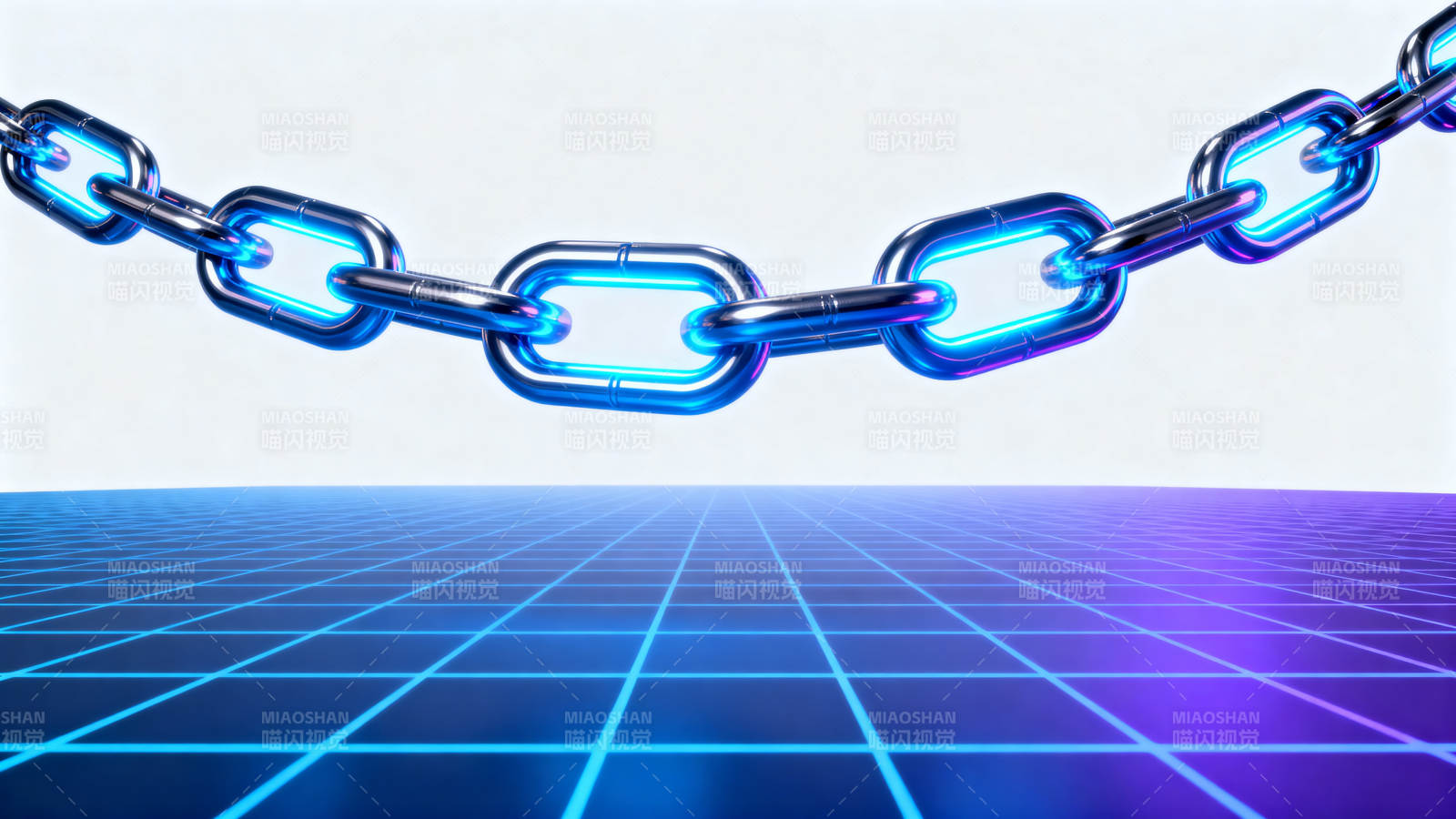 链条科技感网格背景图片