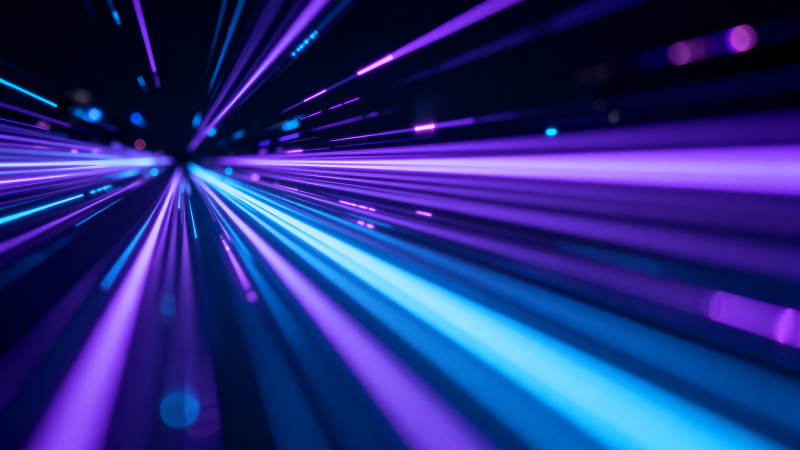 紫色蓝色光束抽象背景图片