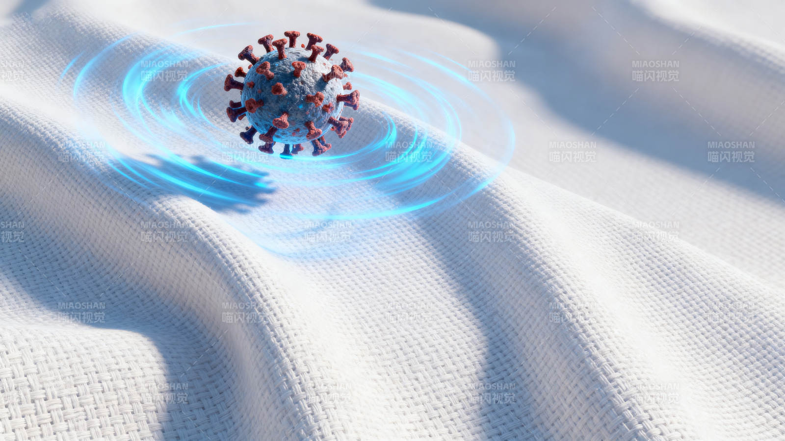病毒防护科技效果展示图片