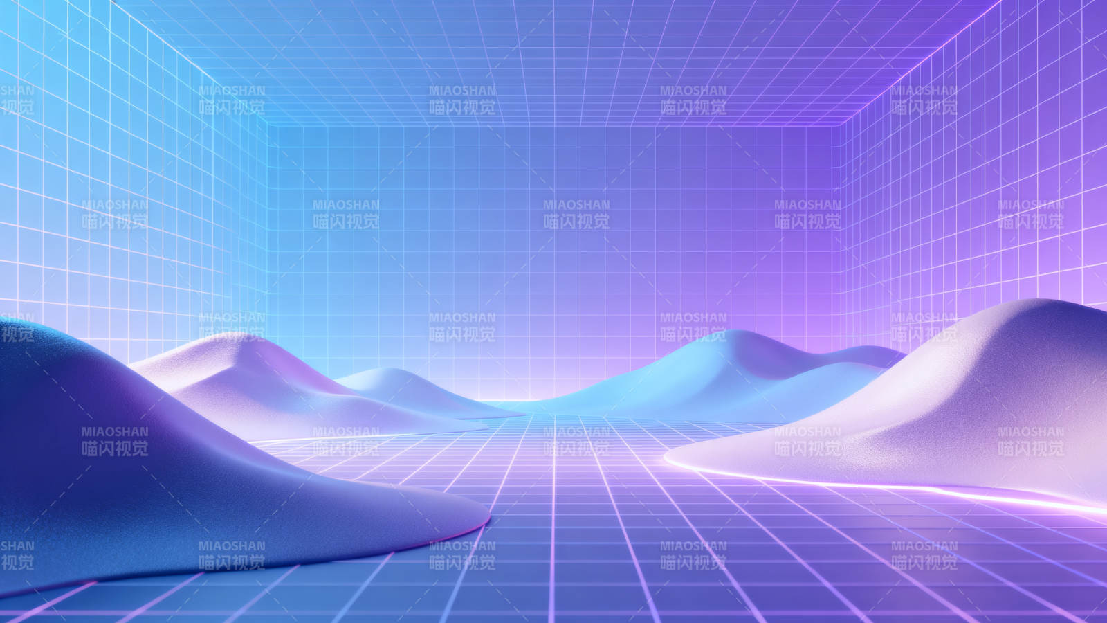 赛博朋克风格虚拟空间图片