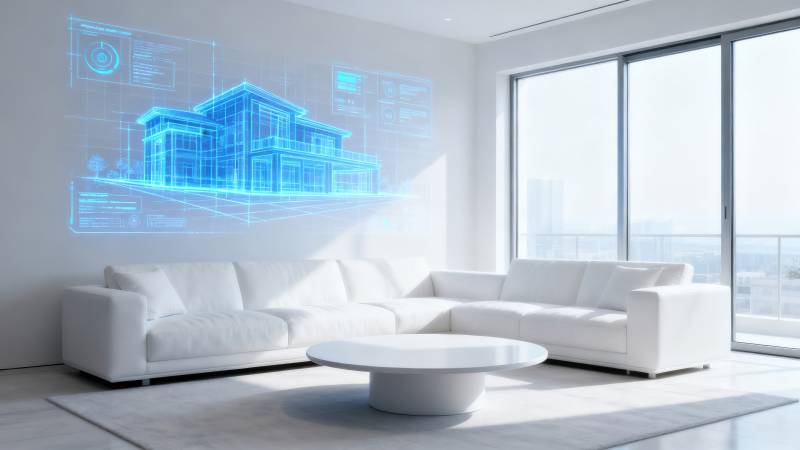 智能家居科技客厅设计图片