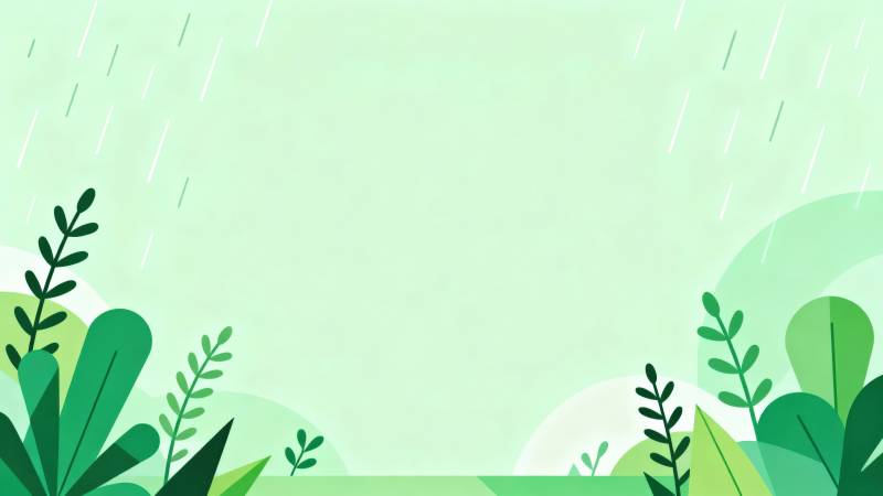 绿色植物背景清新自然图片