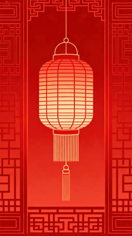 红色灯笼传统节日装饰图片