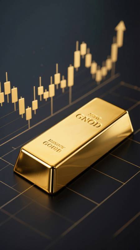 黄金金条金融趋势图片