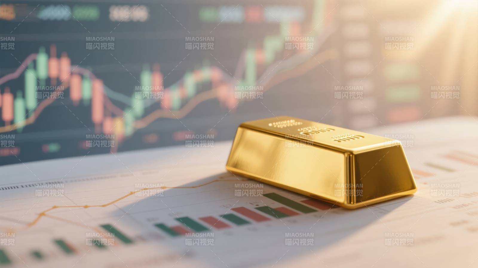 黄金投资金融趋势分析图片