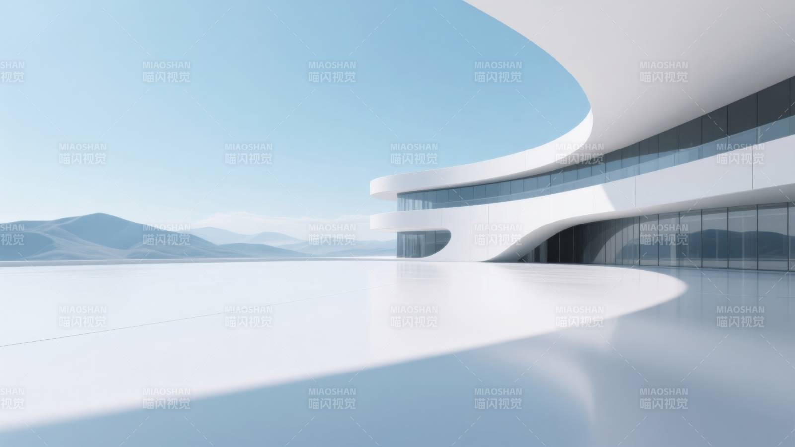 现代建筑曲线设计图片