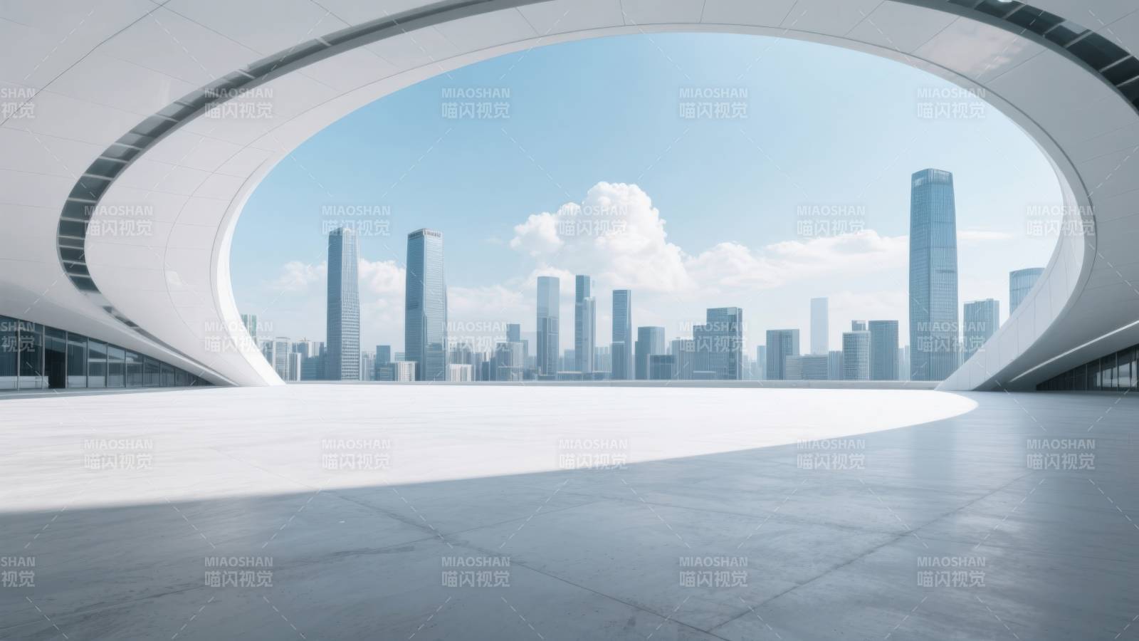 现代建筑与城市天际线图片