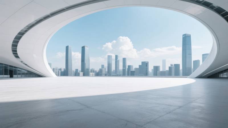 现代建筑与城市天际线图片