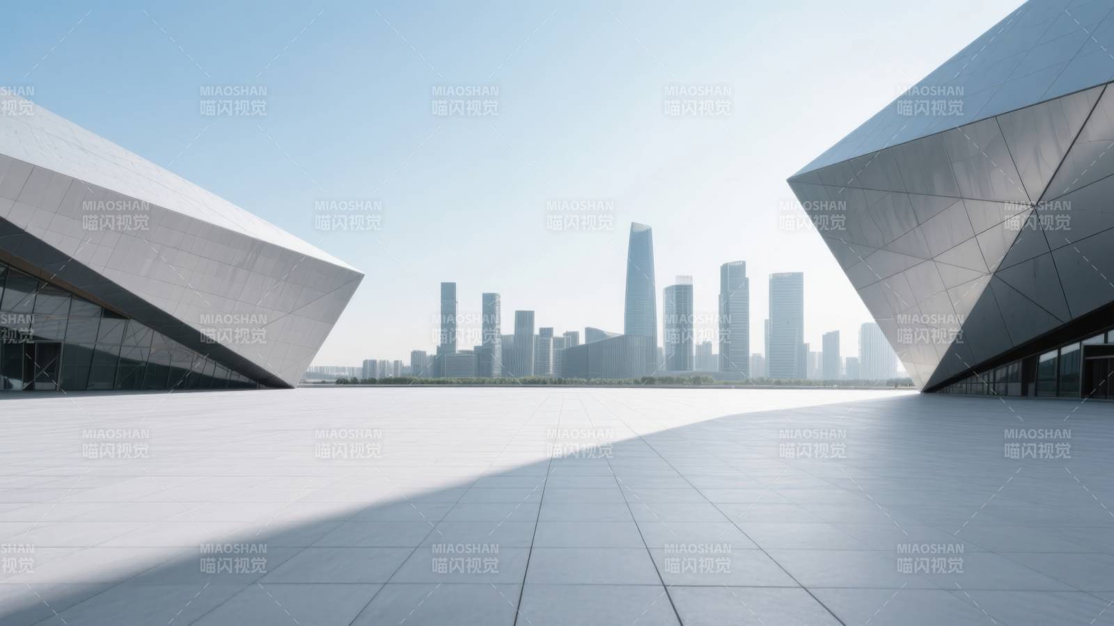 现代建筑与城市天际线图片