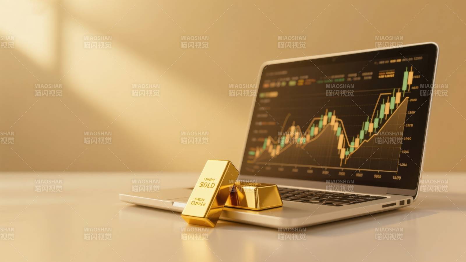 黄金投资金融趋势分析图片