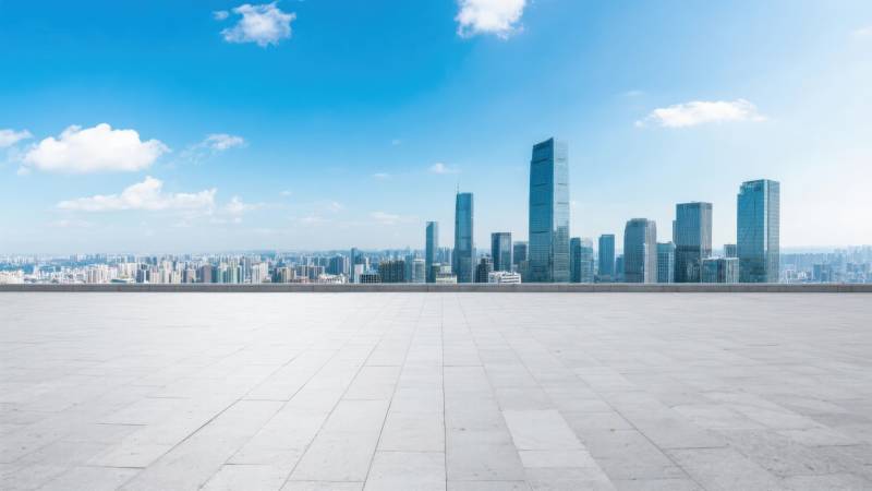 城市天际线高楼大厦图片