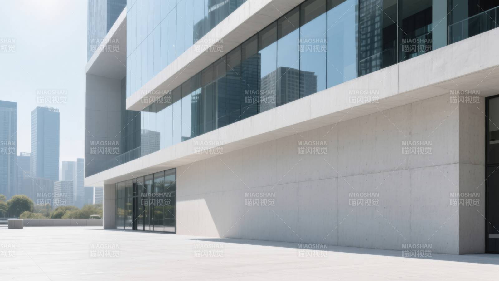 现代建筑玻璃幕墙设计图片