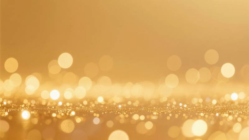 金色光斑背景虚化效果图片
