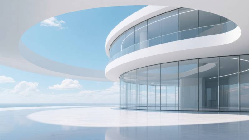 现代建筑玻璃幕墙设计图片