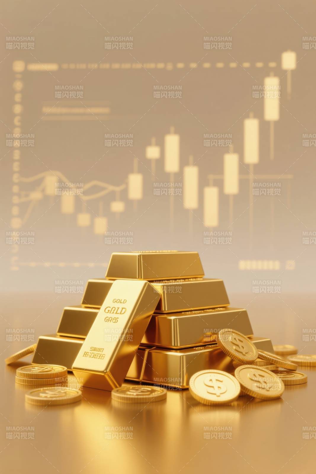 黄金投资金融趋势图片