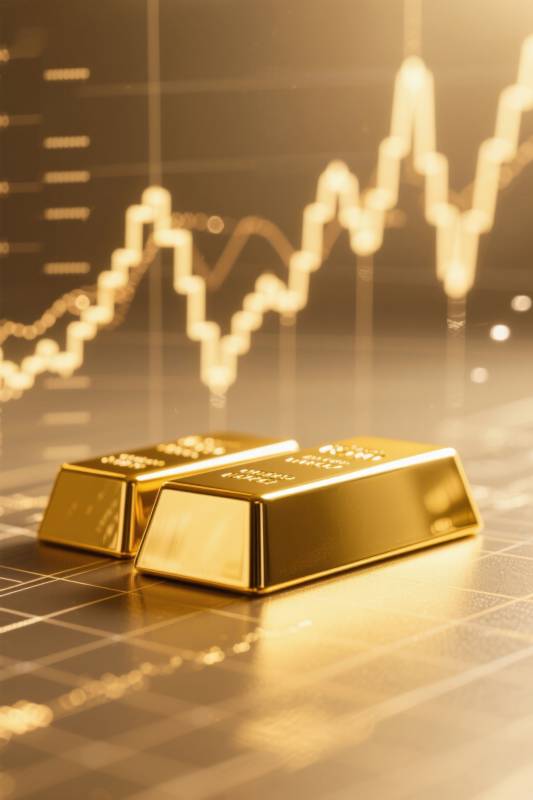 金条与股市趋势图图片